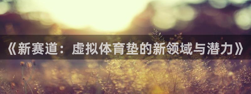 vsport体育在线官网：《新赛道：虚拟体育垫的新领域与潜力》